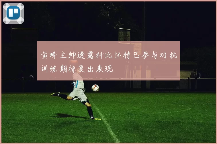 黄蜂主帅透露科比怀特已参与对抗训练期待复出表现